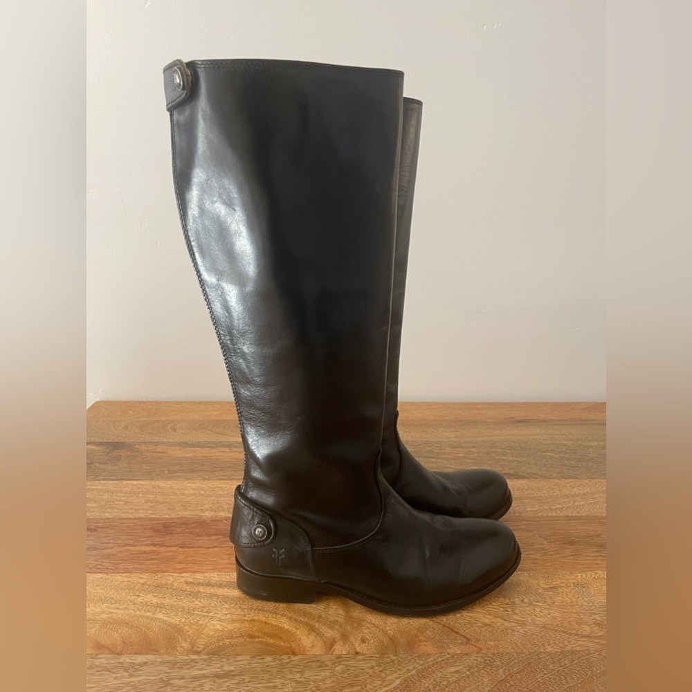 Frye Melissa Button Back Zip Boots